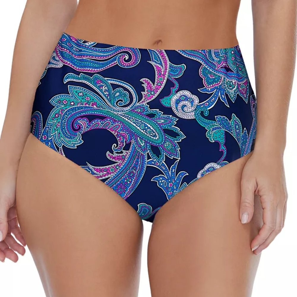 Island Escape Sea Breeze Printed Bikini Bottoms